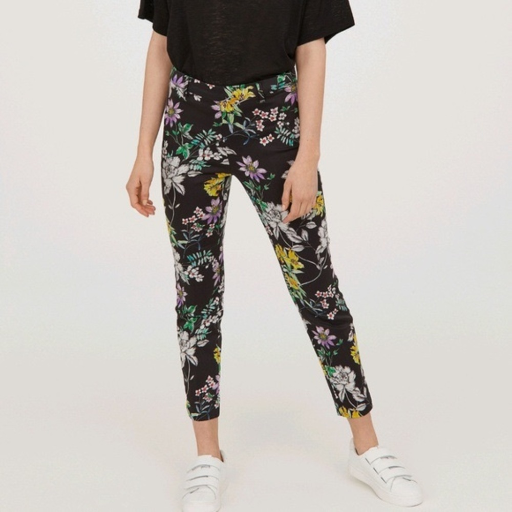 H&M Floral Print Pants